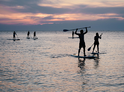 Group Paddle Boarding